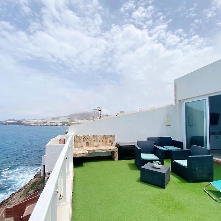 Homeforguest The Cliff House Gran Canaria With Sea Views Sardina Exterior foto